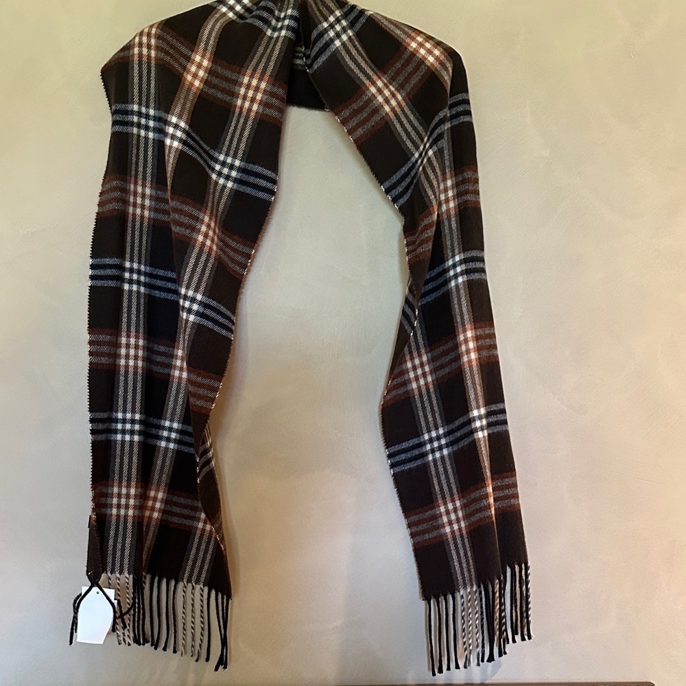 Cashmere Ivy League Preppy Maddress Unisex Scarf.NWT . Dark Academia